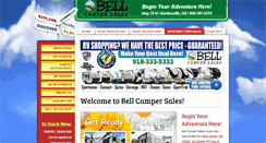 Desktop Screenshot of bellcampersales.com